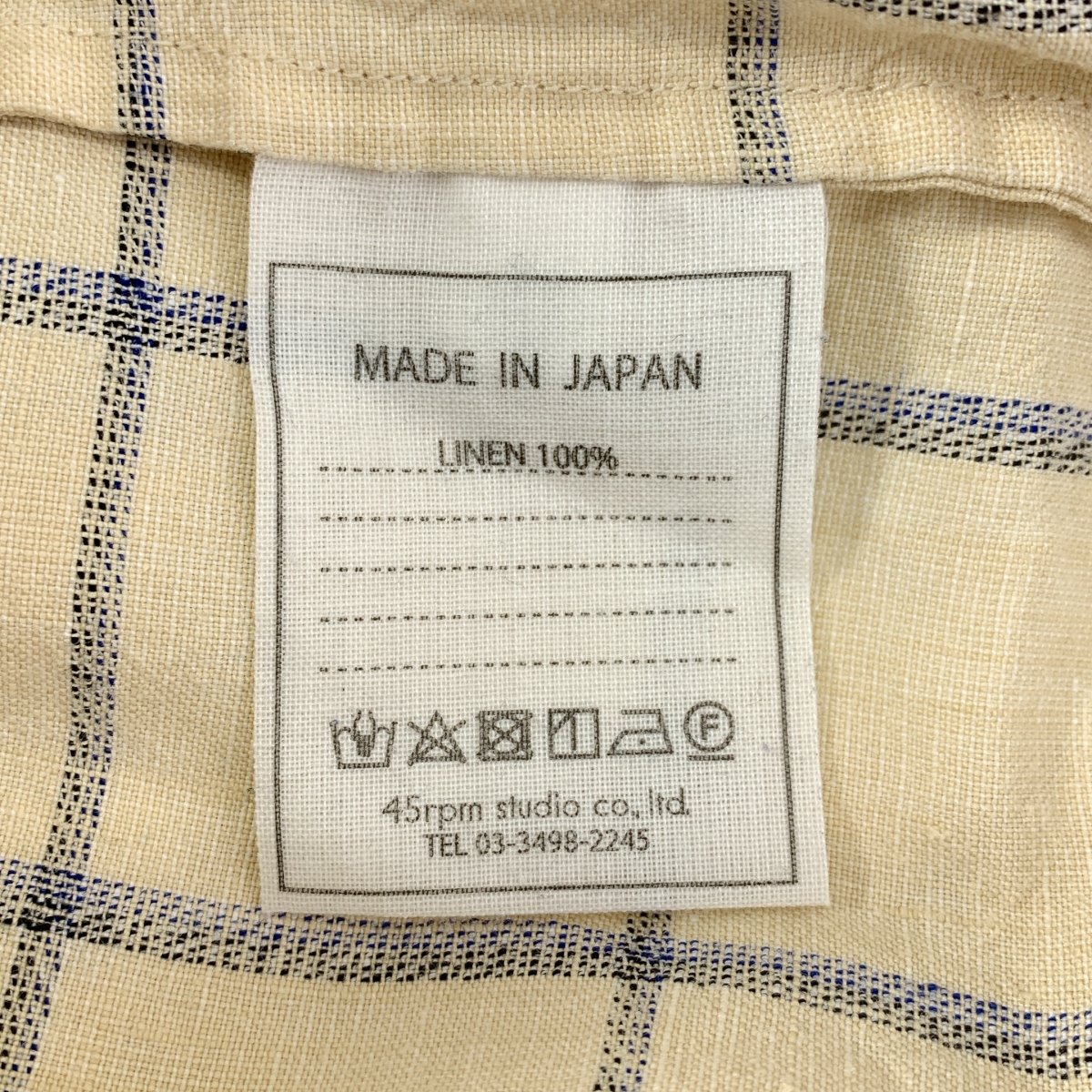 45r / フォーティファイブアール リネンのドレス / プルオーバー ワンピース