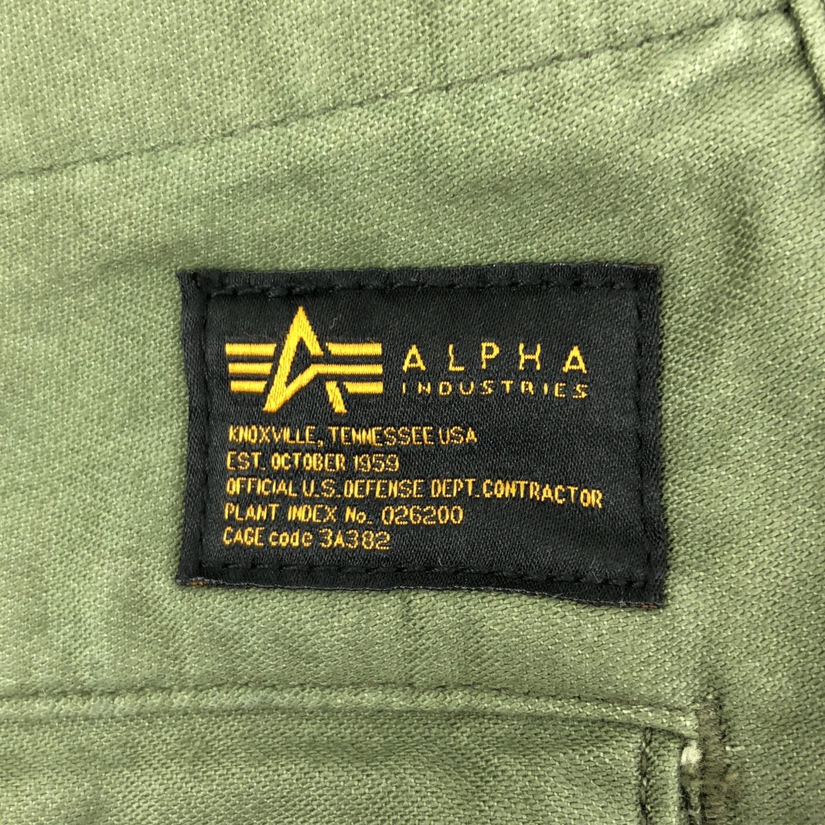 ALPHA INDUSTRIES / アルファインダストリーズ BDU カーゴパンツ バックサテン コットン