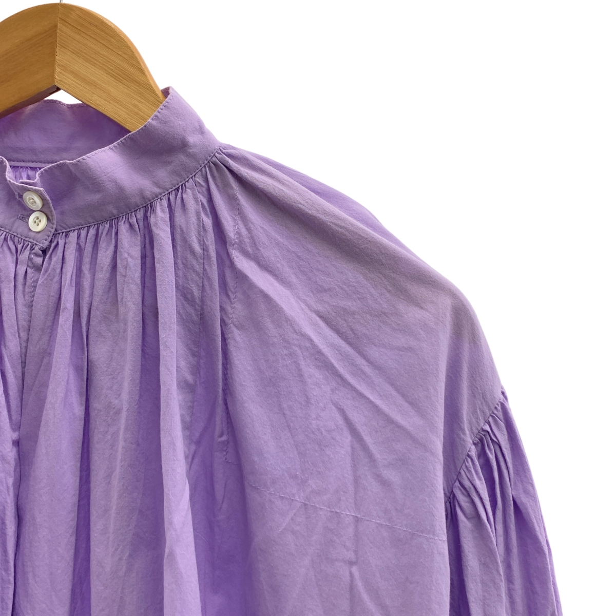 RHC Ron Herman / アールエイチシーロンハーマン コットン ギャザー スモック ブラウス シャツ