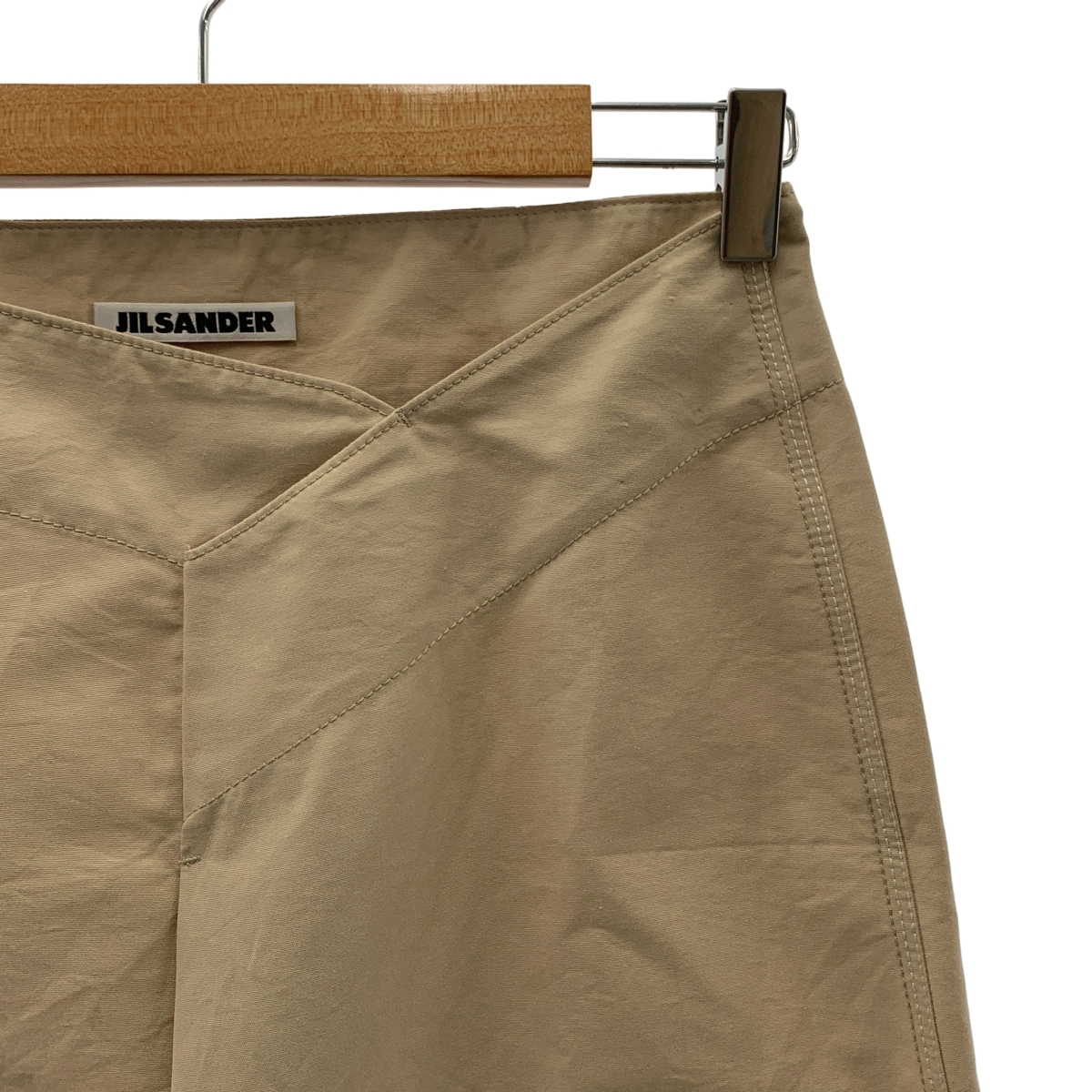 JIL SANDER / ジルサンダー コットン シルク ロングスカート