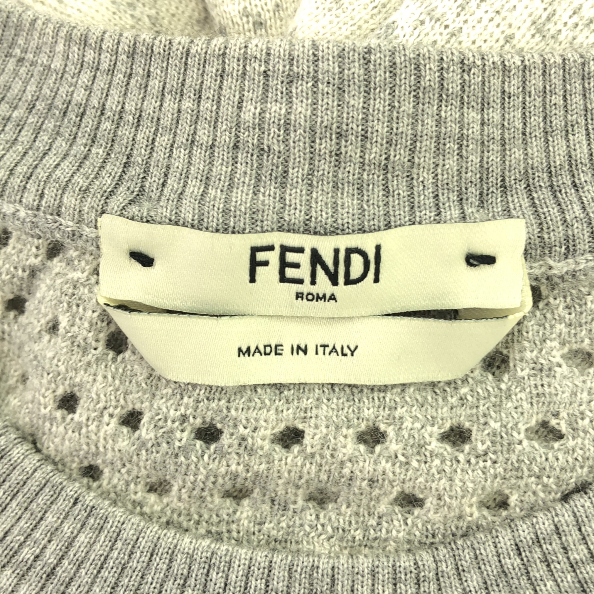 FENDI / フェンディ ロゴ ショートスリーブニット