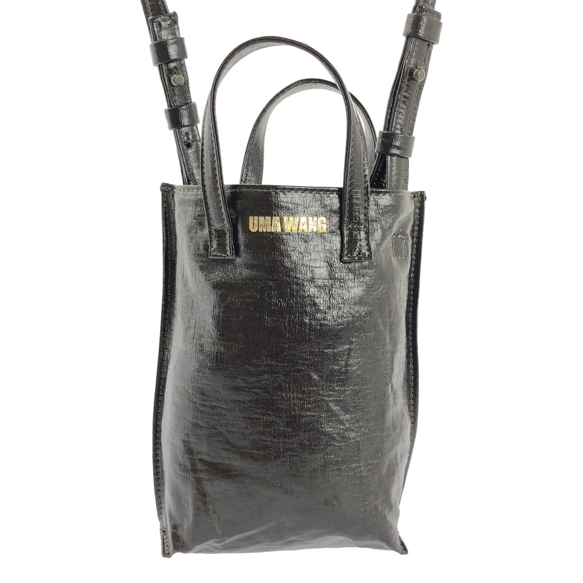 UMA WANG / ユマワン SMALL CASE CANVAS / ロゴ ショルダーバッグ / ユニセックス