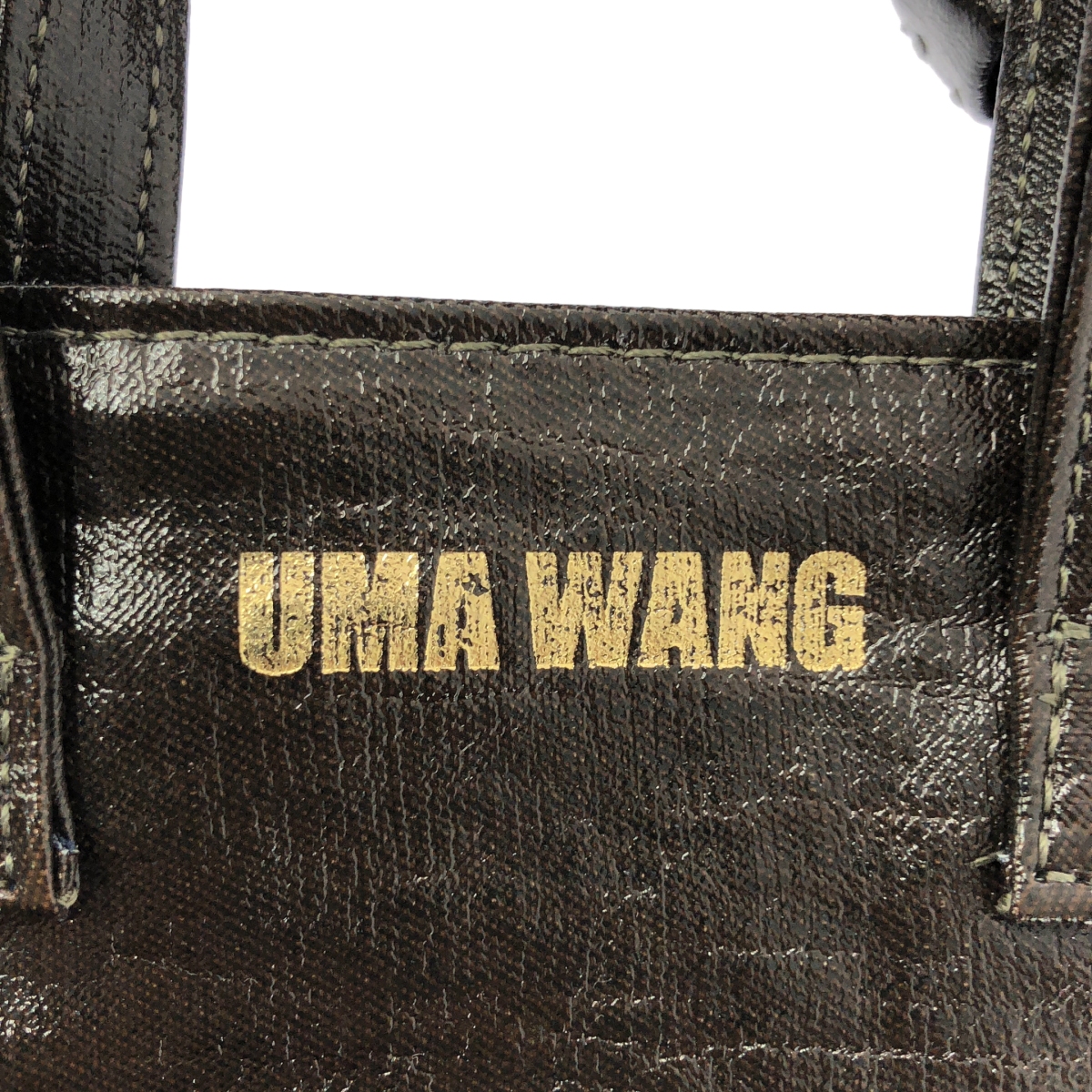 UMA WANG / ユマワン SMALL CASE CANVAS / ロゴ ショルダーバッグ / ユニセックス