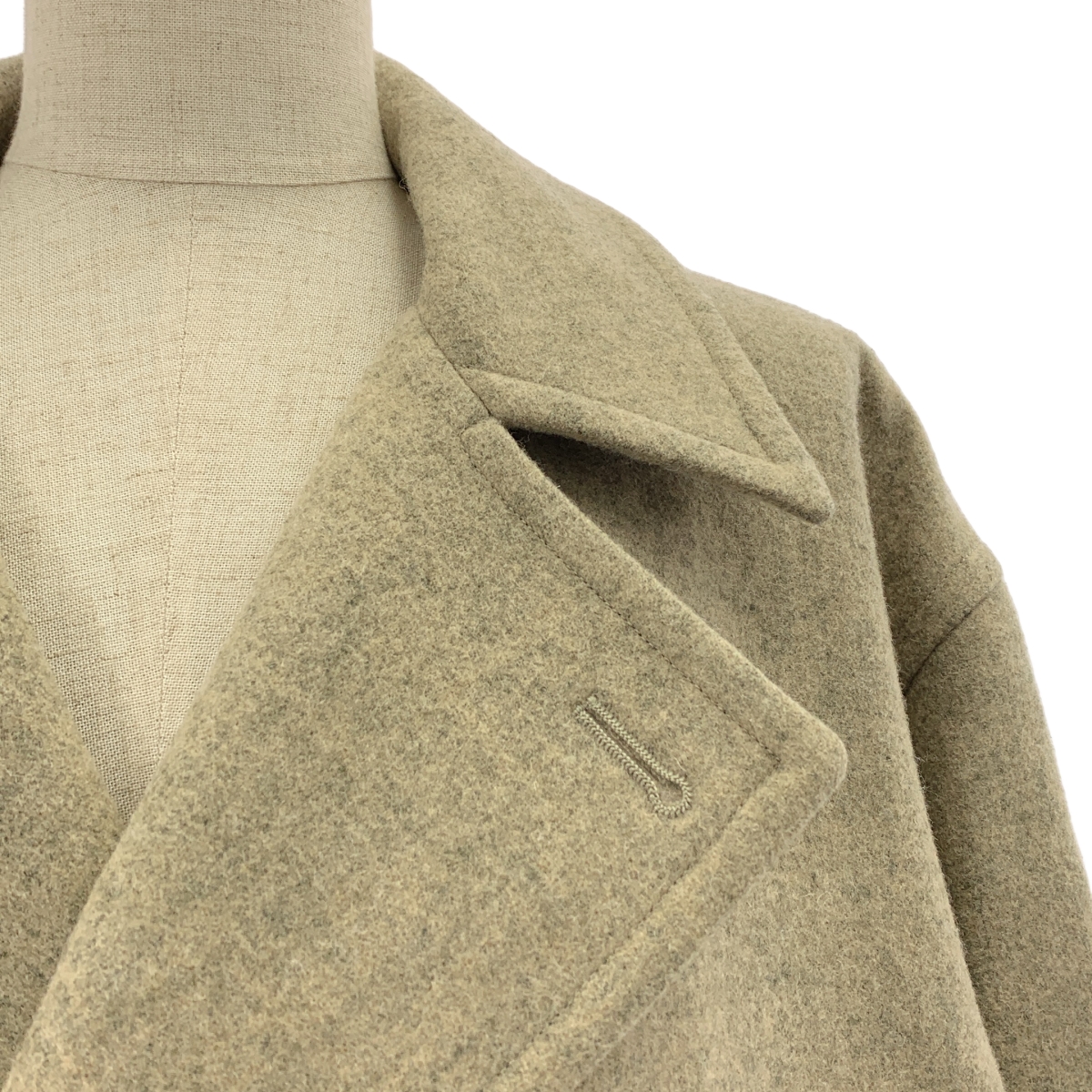 AURALEE / オーラリー SUPER MILLED SHETLAND WOOL DOUBLE-BREASTED COAT ウール ダブルブレスト コート