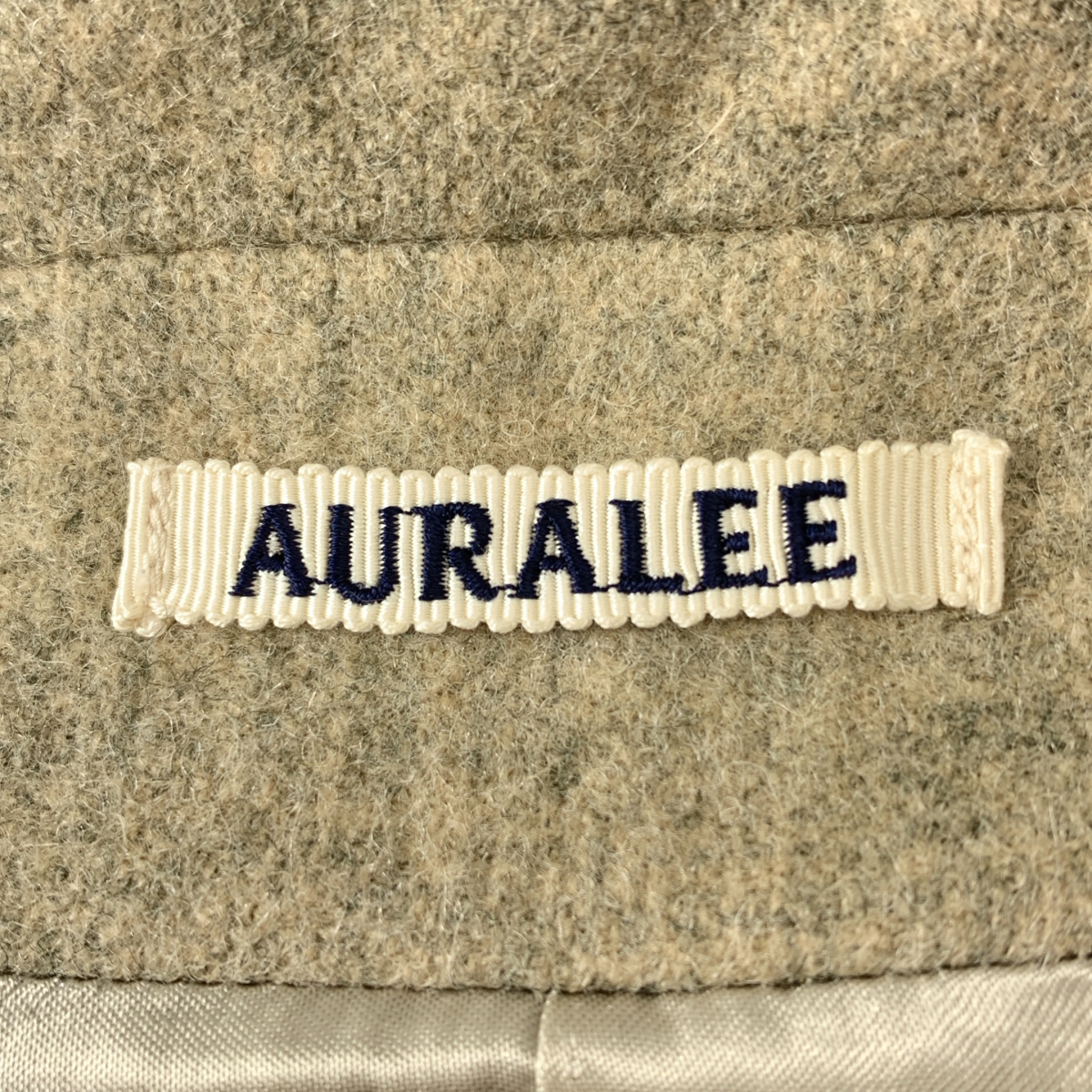 AURALEE / オーラリー SUPER MILLED SHETLAND WOOL DOUBLE-BREASTED COAT ウール ダブルブレスト コート