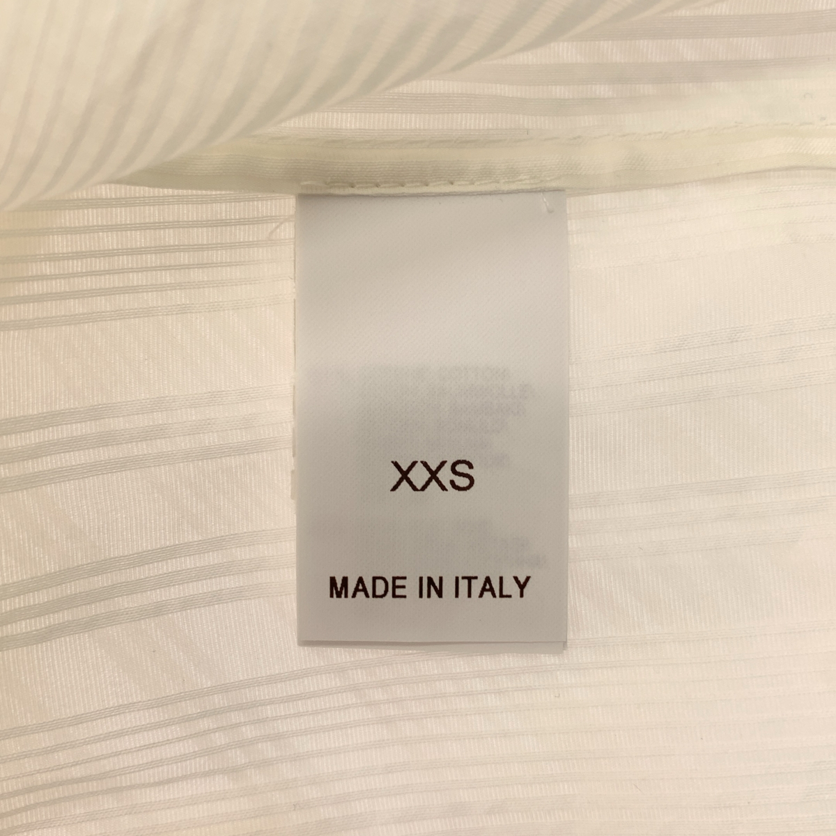 BRUNELLO CUCINELLI / ブルネロクチネリ コットン シルク ビジュー装飾 ストライプ バンドカラーシャツ