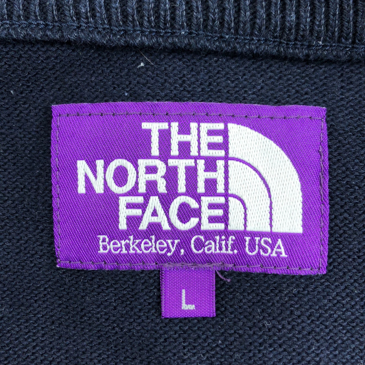 THE NORTH FACE PURPLE LABEL / ザノースフェイスパープルレーベル Pack Field Sweater / NT6801N エルボーパッチ ニット セーター