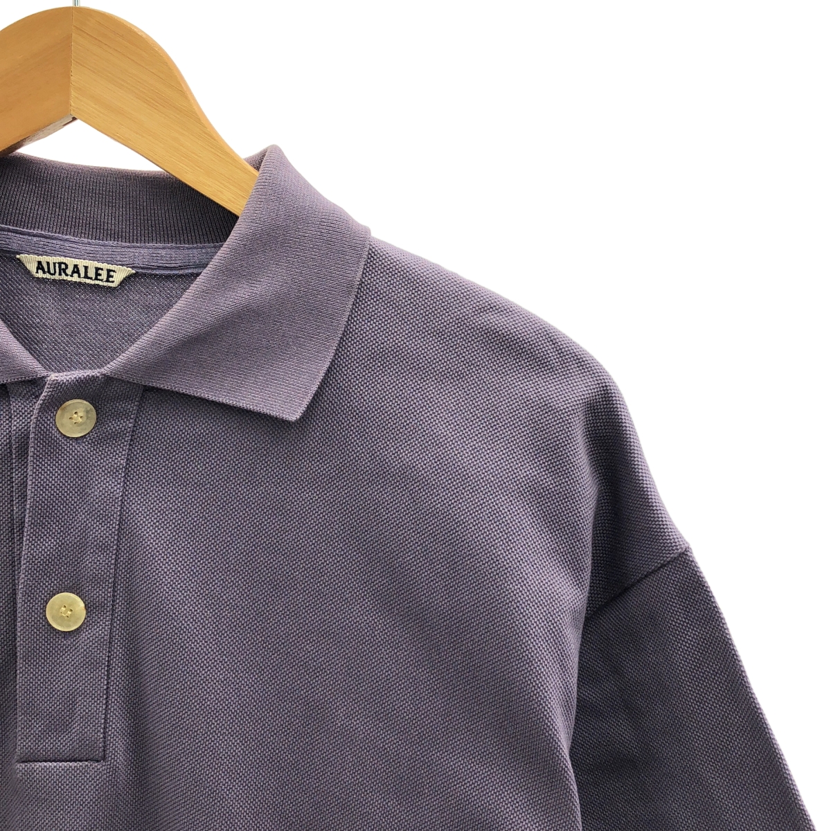 AURALEE / オーラリー SUPER FINE COTTON SALT SHRINK PIQUE BIG POLO / オーバーシルエット ポロシャツ カットソー