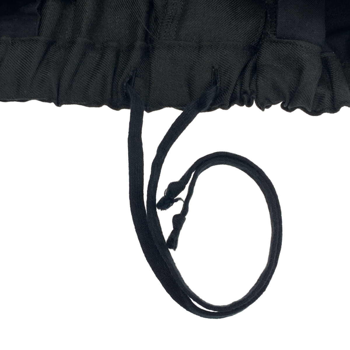 BLACK COMME des GARCONS / ブラックコムデギャルソン ドローストリング サルエル ワイド イージー パンツ