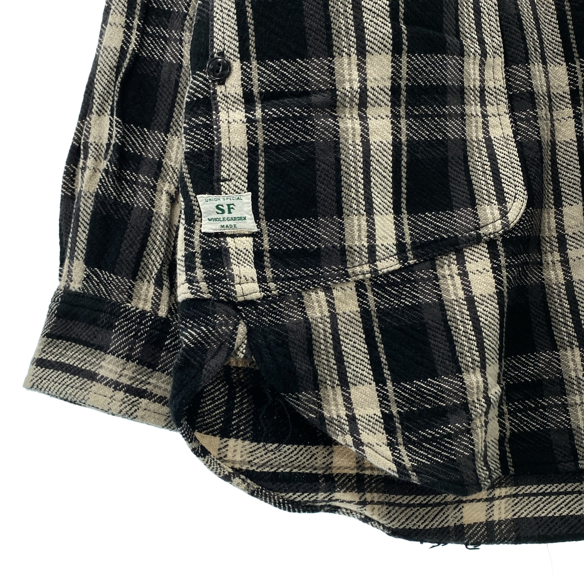 SASSAFRAS / ササフラス Diggin Shirt Twill Check ツイルチェック ディギンシャツ
