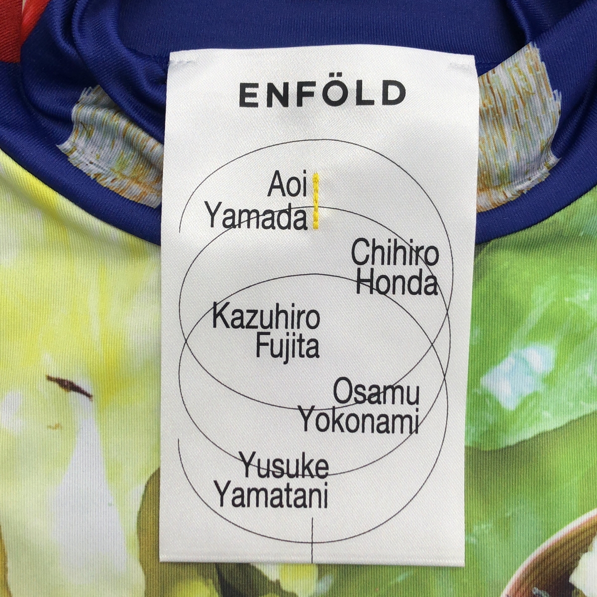 ENFOLD / エンフォルド 10th collaboration アオイヤマダ お弁当 プリント ボディスーツ