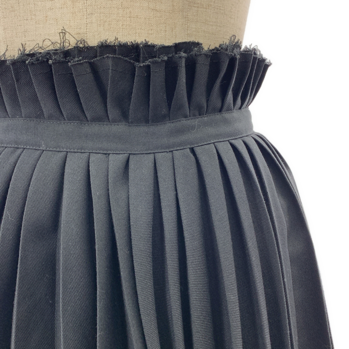 JUNYA WATANABE COMME des GARCONS / ジュンヤワタナベ カットオフ アジャスター プリーツ ボリューム ラップ  スカート