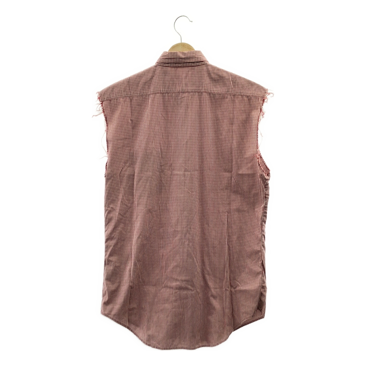 Dior homme / ディオールオム エディ期 ギンガムチェック ノースリーブ シャツ