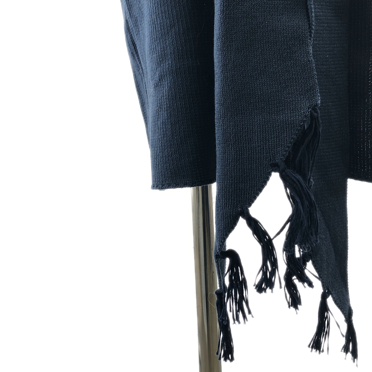 Mame Kurogouchi / マメクロゴウチ Mixed Rib Knit Peplum Dress リブニット Vネック ドレス ワンピース