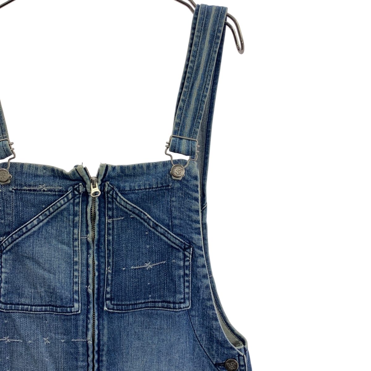 Alexander Lee Chang / アレキサンダーリーチャン ジャガード デニム オーバーオール