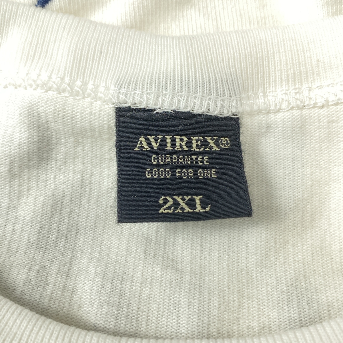 AVIREX / アヴィレックス コットン 刺しゅう Tシャツ