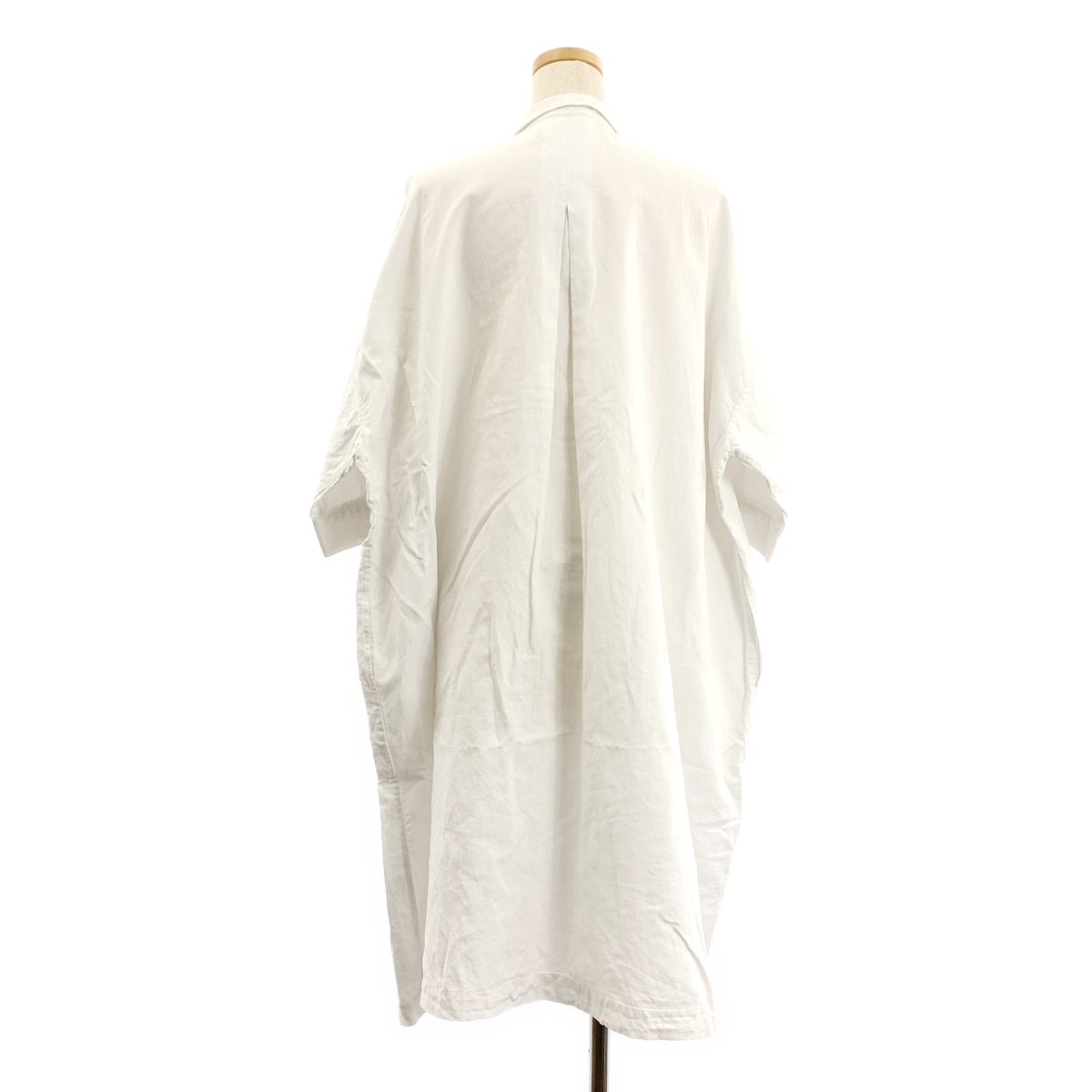 ARTS&SCIENCE / アーツアンドサイエンス コットン リネン オーバーシルエット ポケット付き シャツ ワンピース