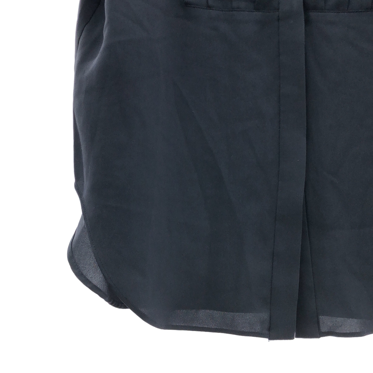 BEIGE， / ベイジ トリアセテート シフォン プリーツブラウス