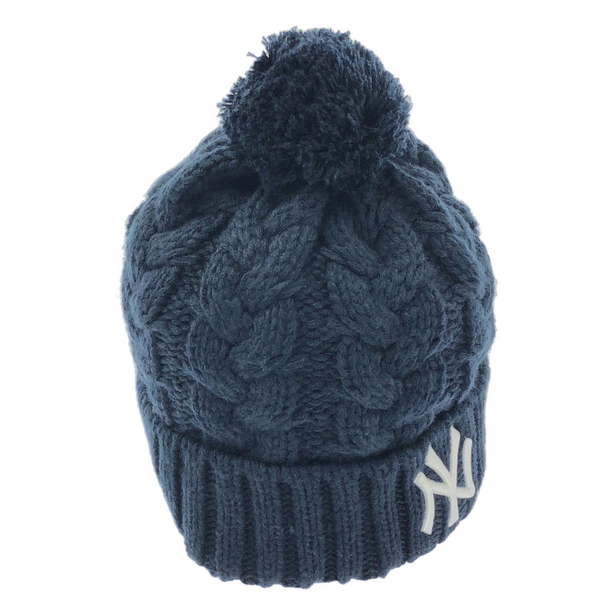 NEW ERA / ニューエラ NEW YORK YANKEES ボンボン ケーブルニットキャップ