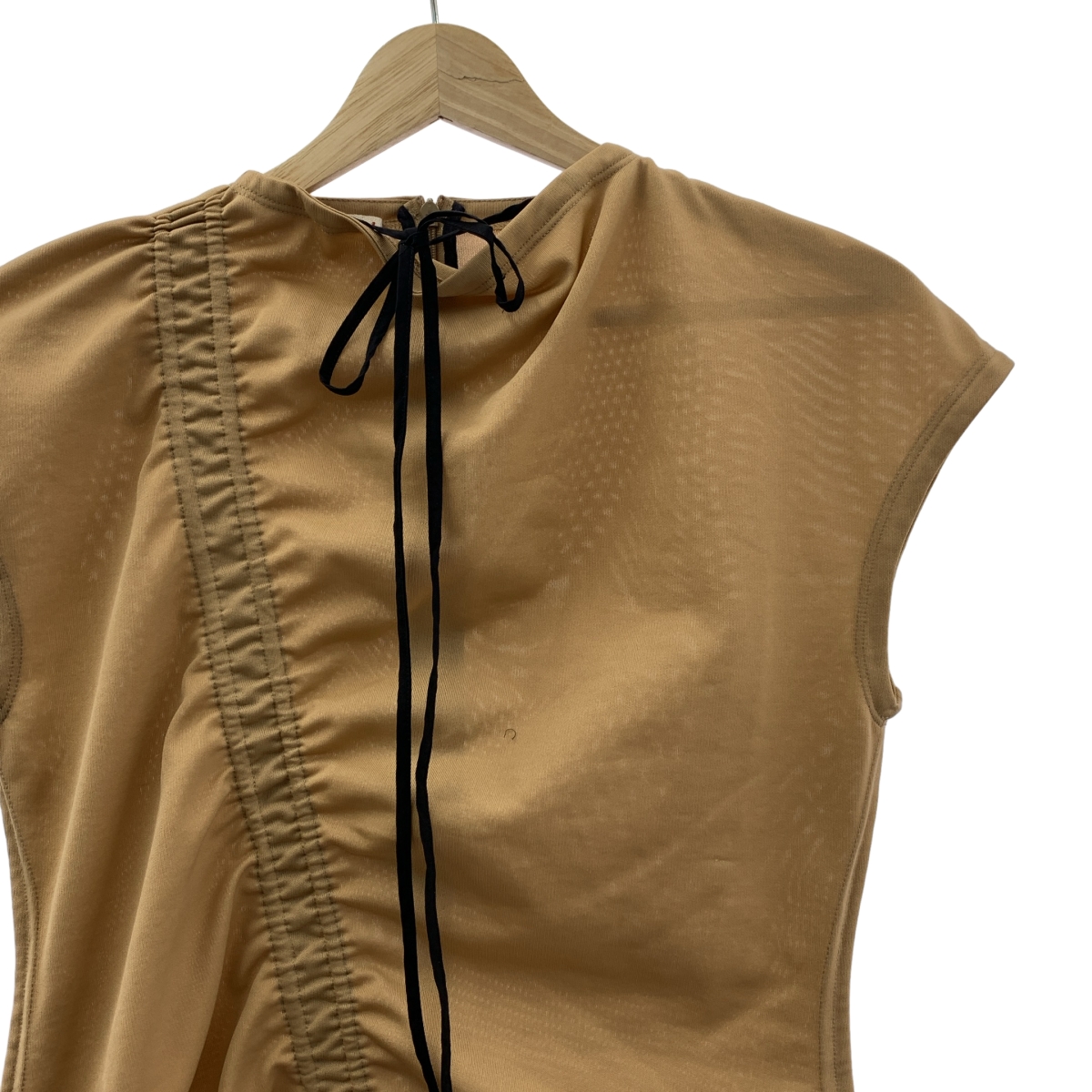 MARNI / マルニ ドローコード ギャザー ノースリーブカットソー