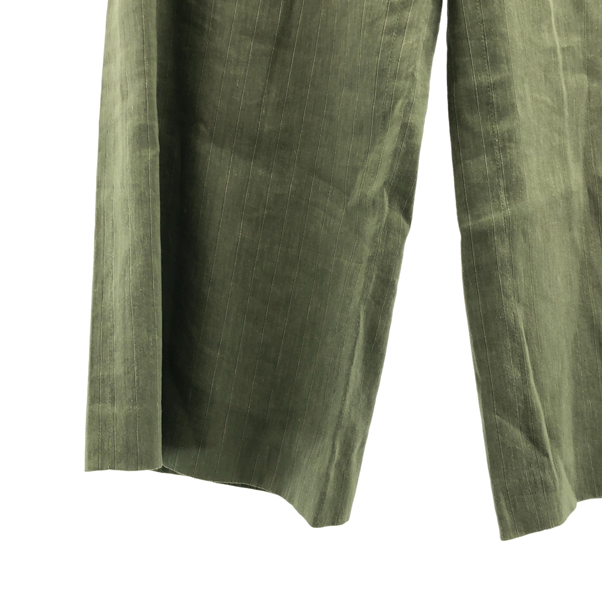 BEIGE， / ベイジ セットアップ リネン ストライプ ジャケット スラックス