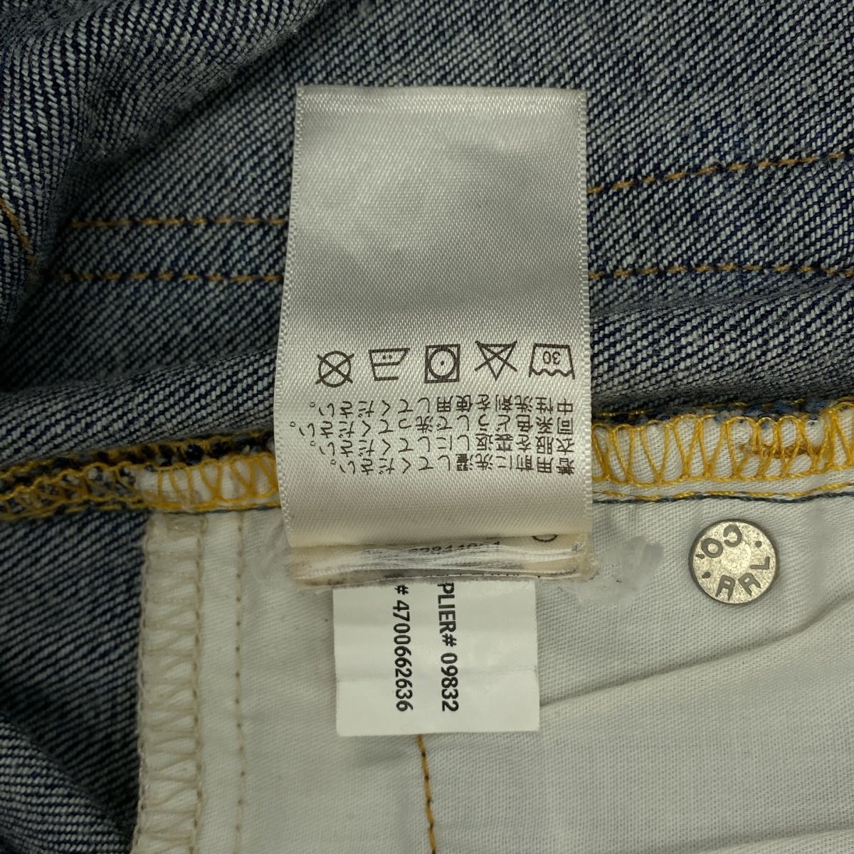 RRL / ダブルアールエル Denim SKINNY FIT スキニー デニム パンツ