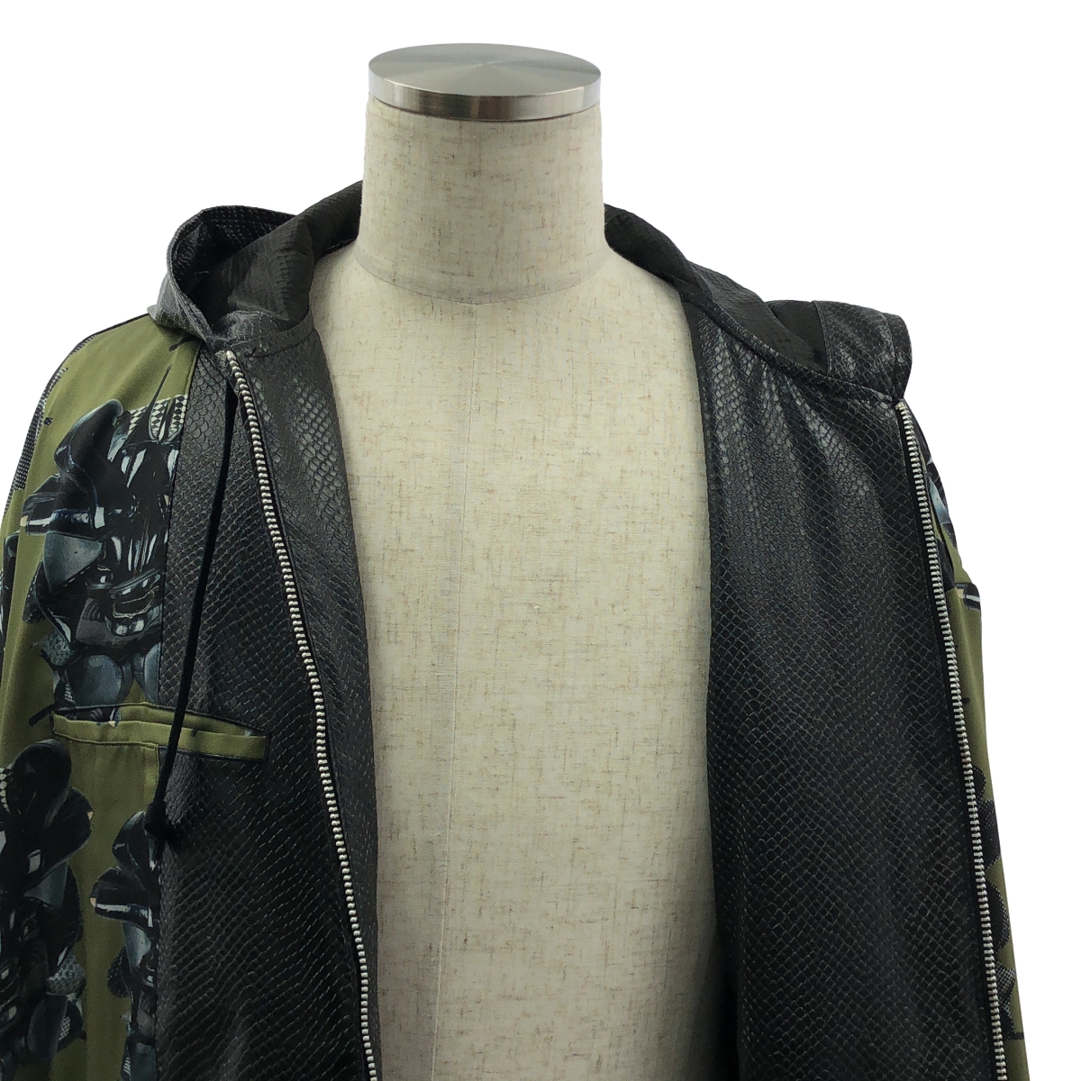 COMME des GARCONS HOMME PLUS / コムデギャルソンオムプリュス Willie Cole パイソンエンボス フェイクレザー インサイドアウト コート