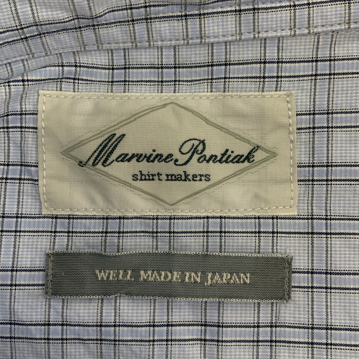 Marvine Pontiak Shirt Makers / マービンポンティアック コットン スキッパーシャツ