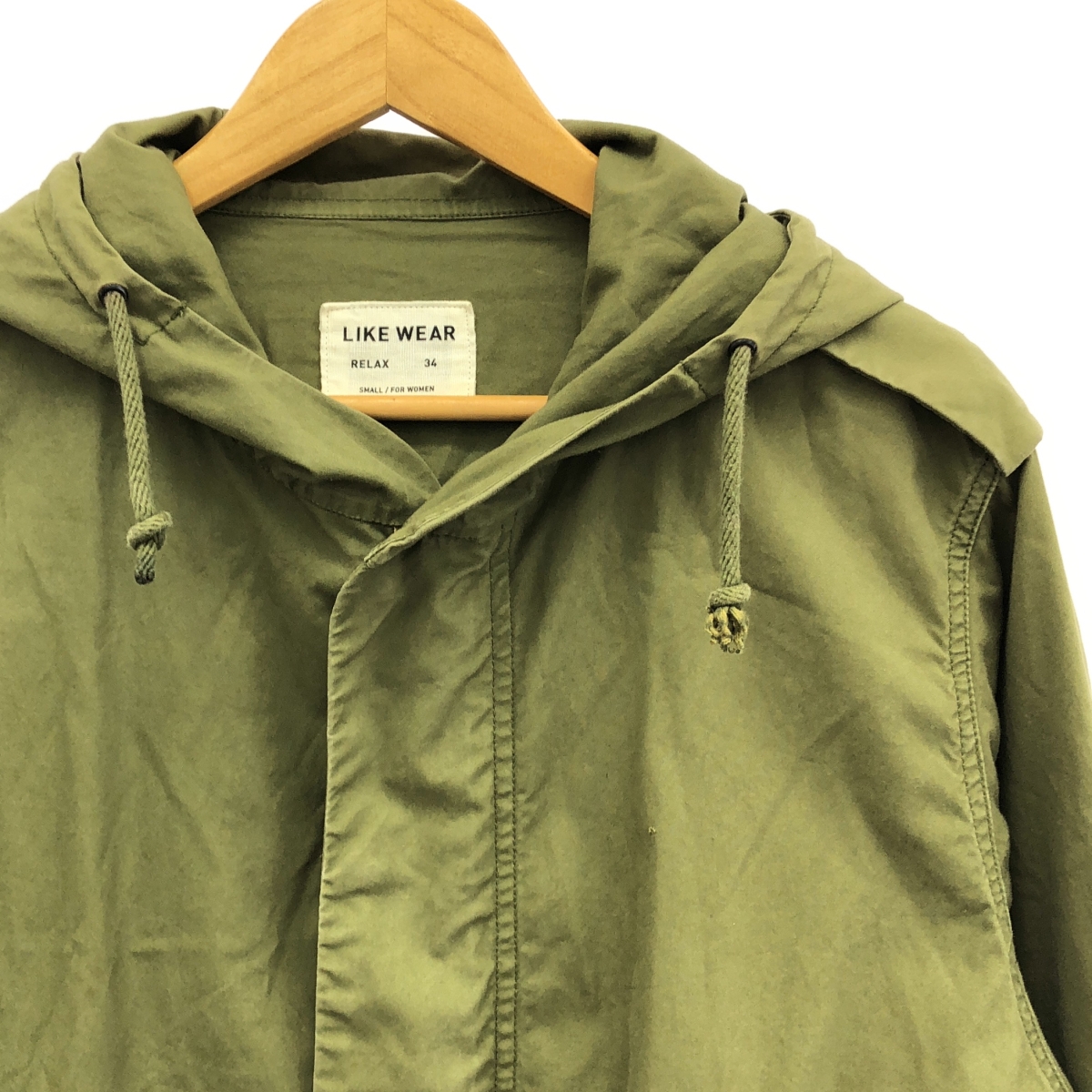 YAECA / ヤエカ LIKE WEAR / ミリタリー モッズコート フーディ