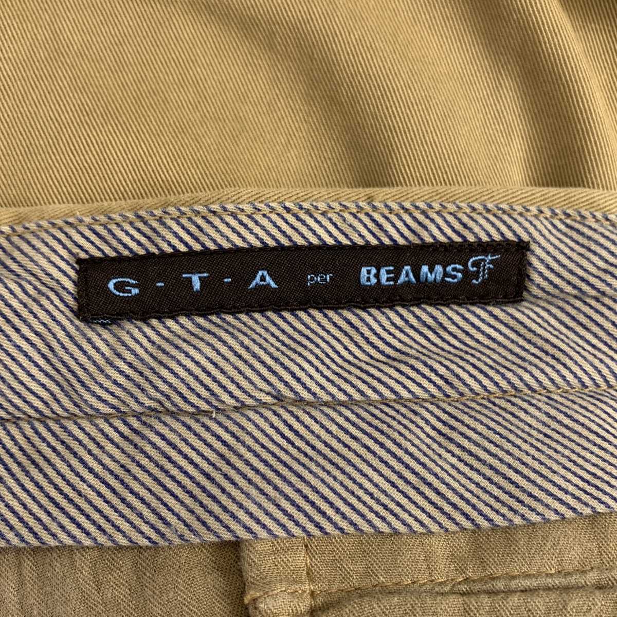 GTA / ジーティーアー × BEAMS F / ビームスエフ別注 コットン チノパンツ