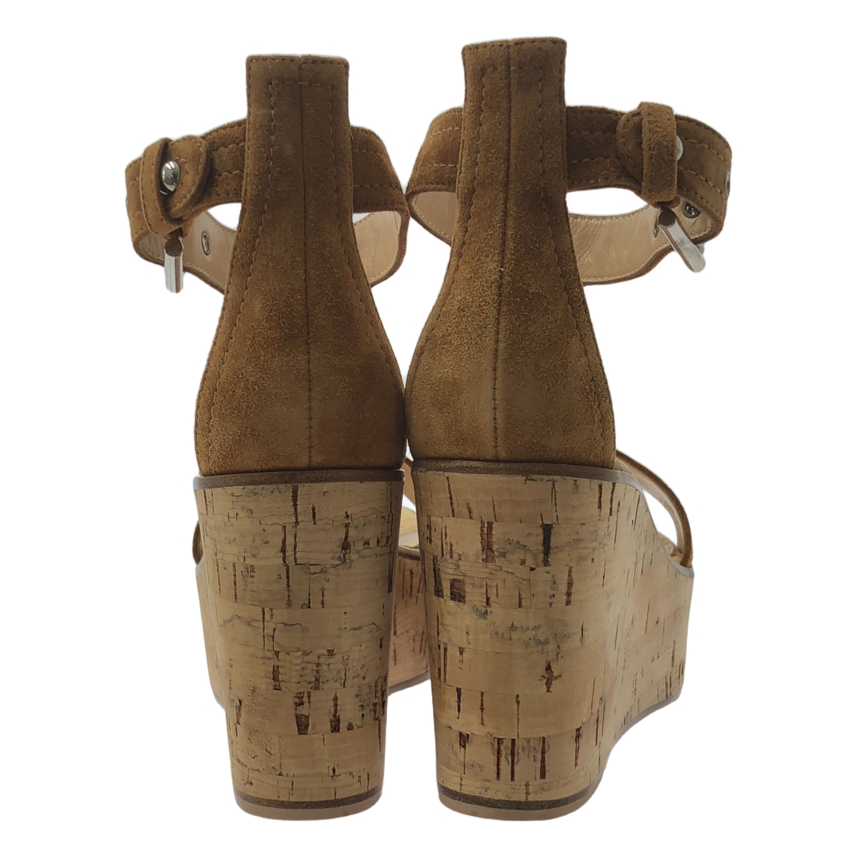 Gianvito Rossi / ジャンヴィトロッシ コルク ウェッジソール サンダル