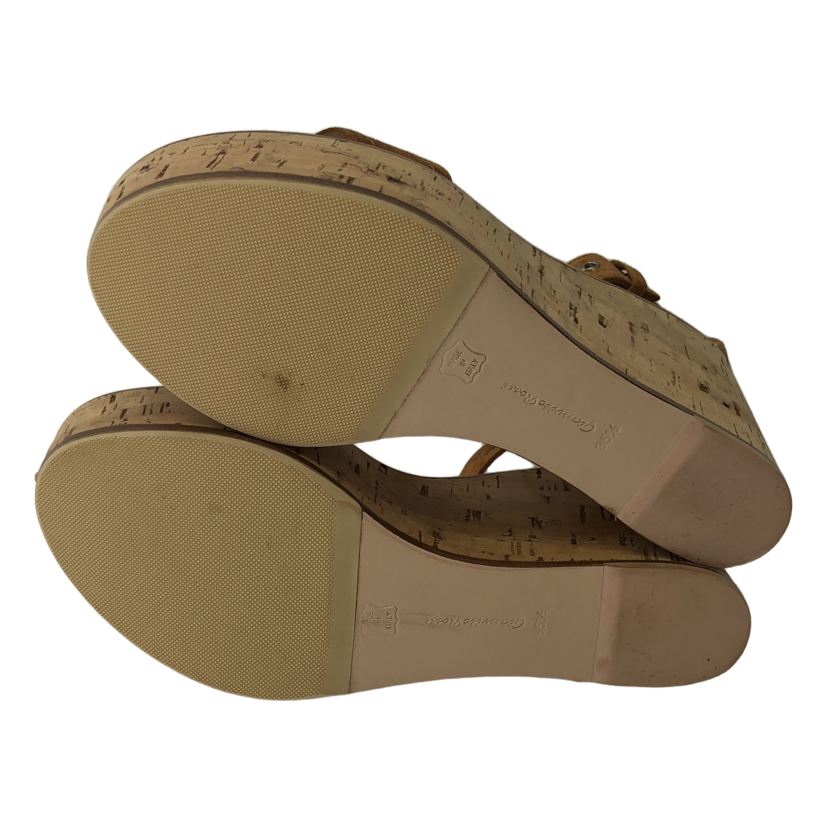 Gianvito Rossi / ジャンヴィトロッシ コルク ウェッジソール サンダル