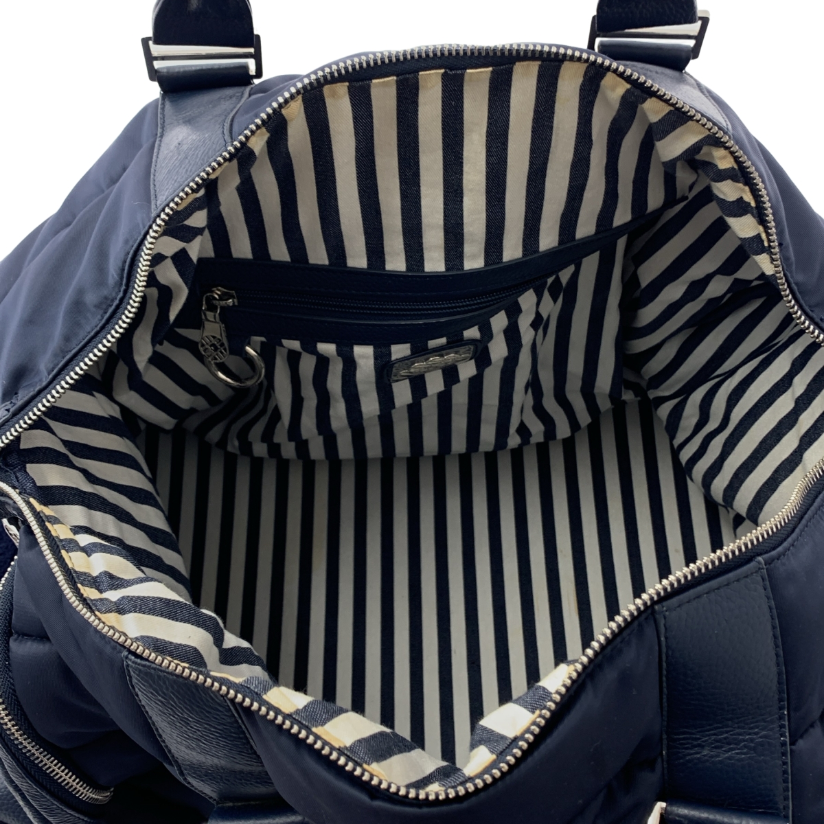 MUTA / ムータ ナイロン レザー切替 2way ボストン バッグ