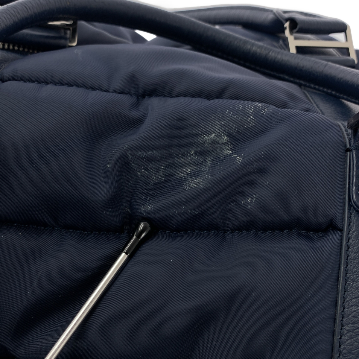 MUTA / ムータ ナイロン レザー切替 2way ボストン バッグ