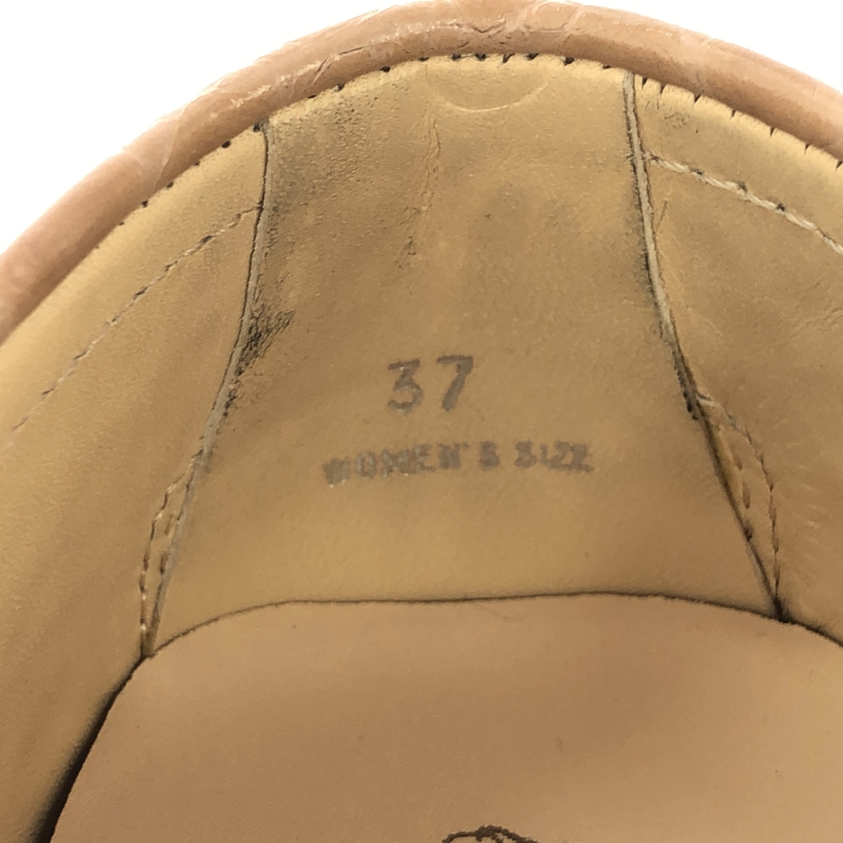 TOD'S / トッズ クロコ型押し ドライビング シューズ