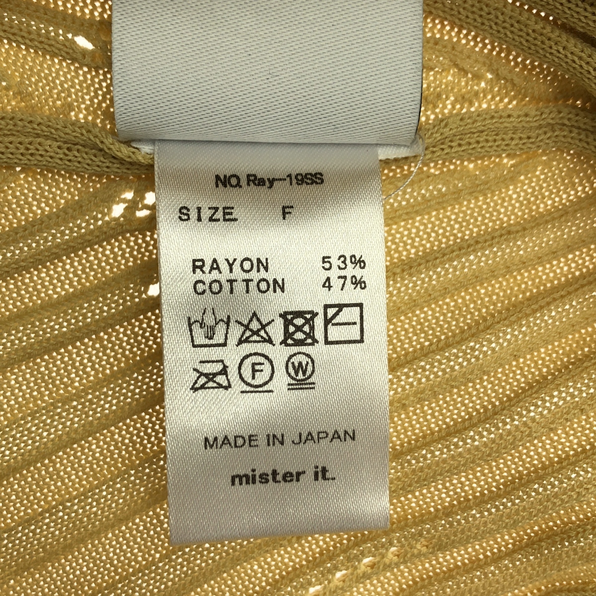 mister it. / ミスターイット リブニット ノースリーブ ワンピース