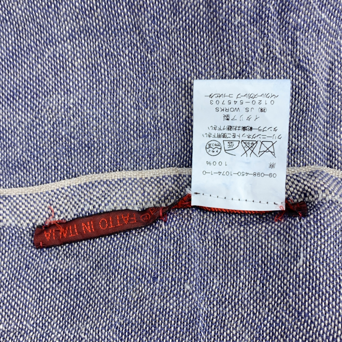 DANIELA GREGIS / ダニエラグレジス リネン フリンジ 大判 ストール / ユニセックス