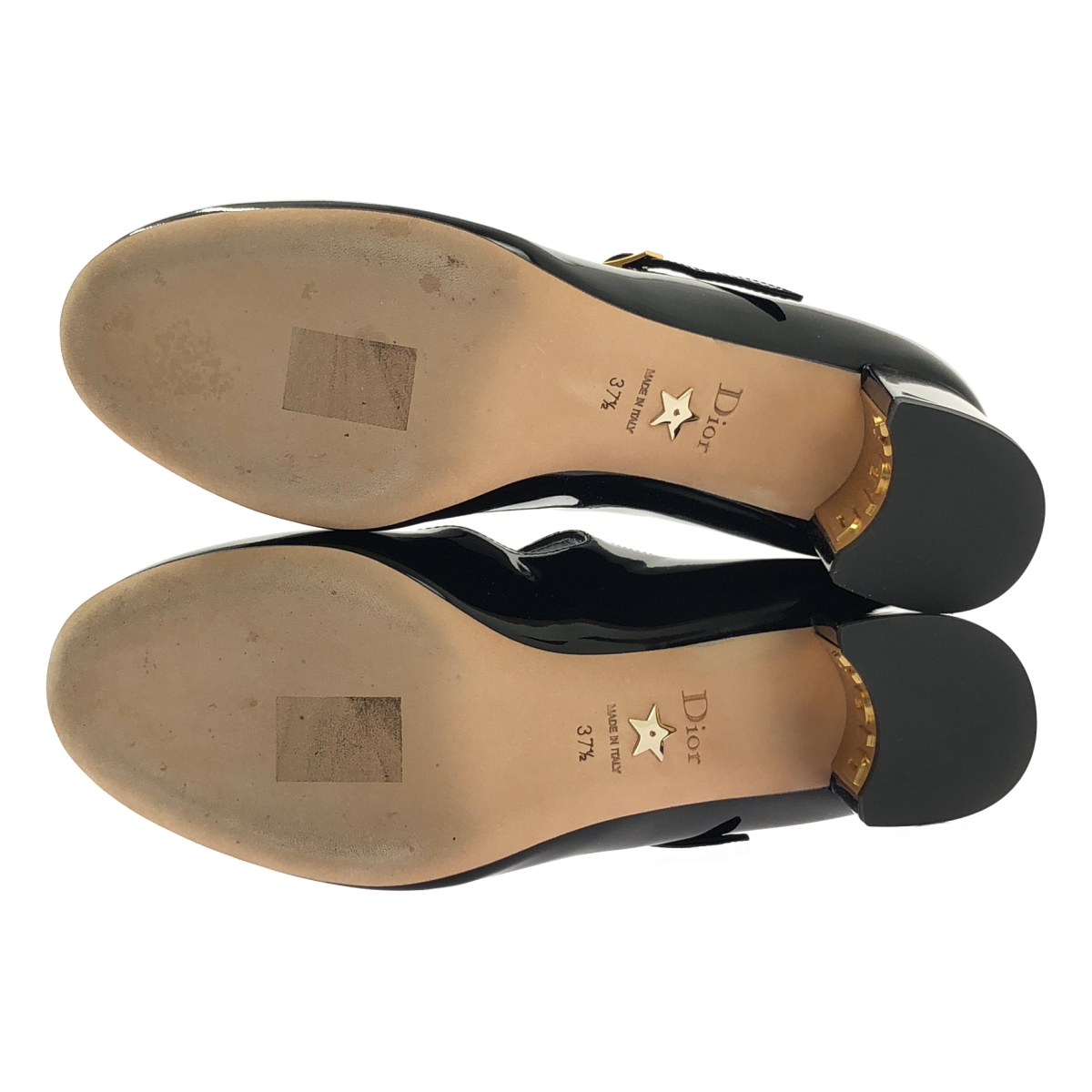 Christian Dior / クリスチャンディオール D-Art アート パテントカーフスキン メリージェーン ヒールパンプス