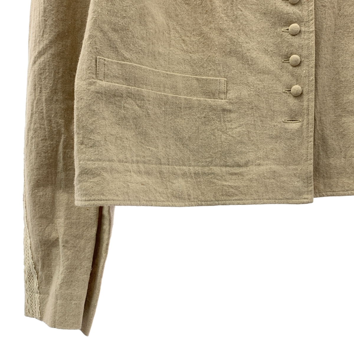 madder madder / マダマダ 2way リネン ロング コート ジャケット