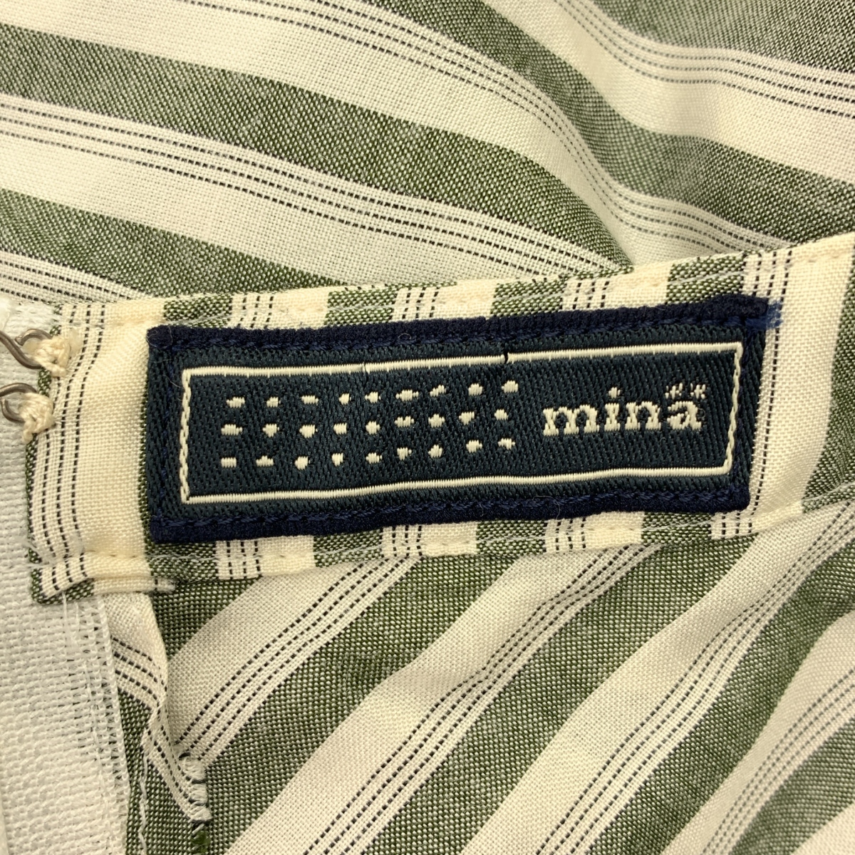 mina / ミナ Alsace シルク レーヨン Vネック ワンピース