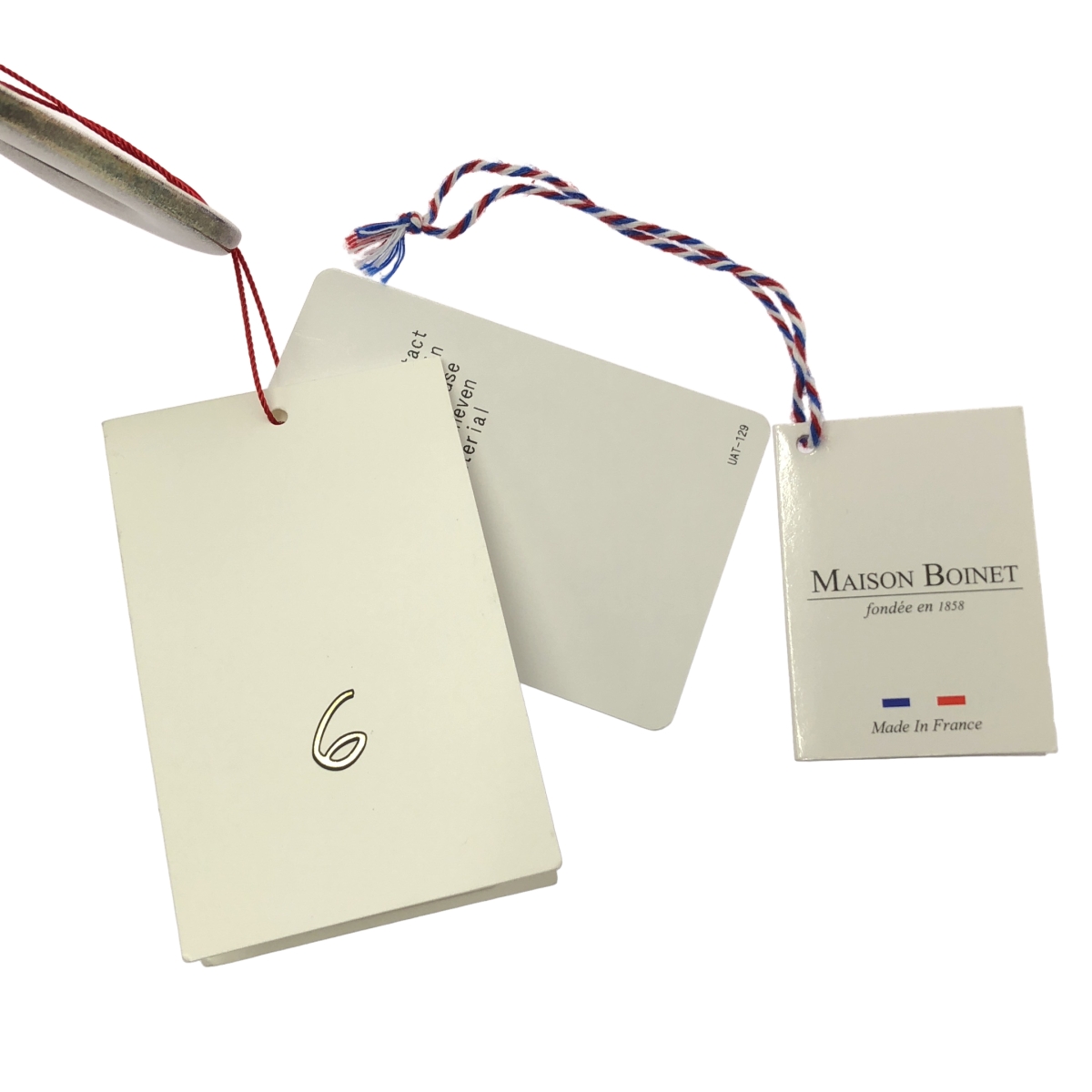 MAISON BOINET / メゾンボワネ アシンメトリー バックル ベルト