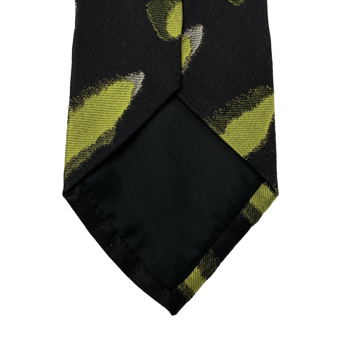 DRIES VAN NOTEN / ドリスヴァンノッテン TIE 102 Q.2900 M.W.TIE シルク 総柄 ストライプ切替 ネクタイ