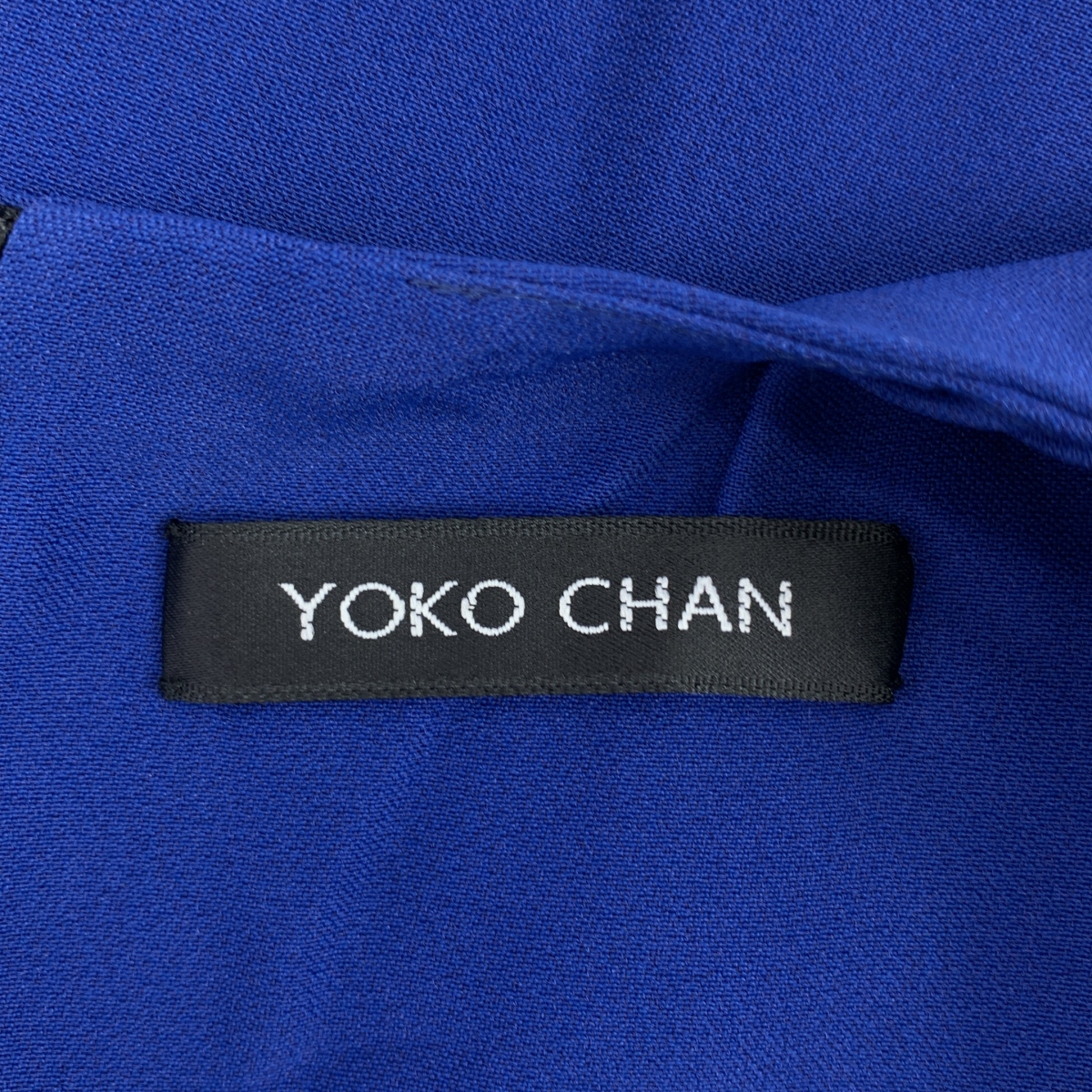 YOKO CHAN / ヨーコチャン バイカラーノースリーブ スリット ワンピース