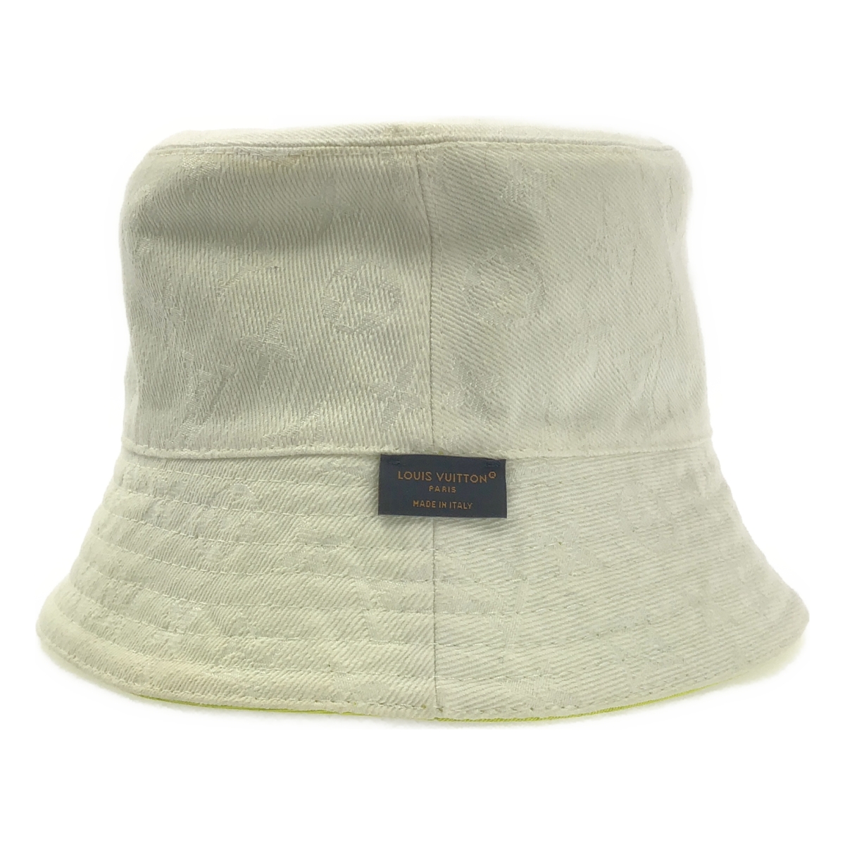 Louis Vuitton / ルイヴィトン リバーシブル ネオンカラー ジャガード モノグラム ロゴ バケットハット 帽子