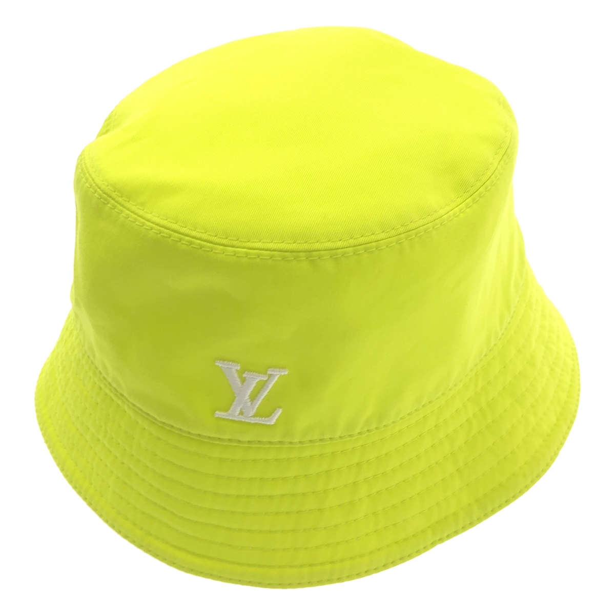 Louis Vuitton / ルイヴィトン リバーシブル ネオンカラー ジャガード モノグラム ロゴ バケットハット 帽子
