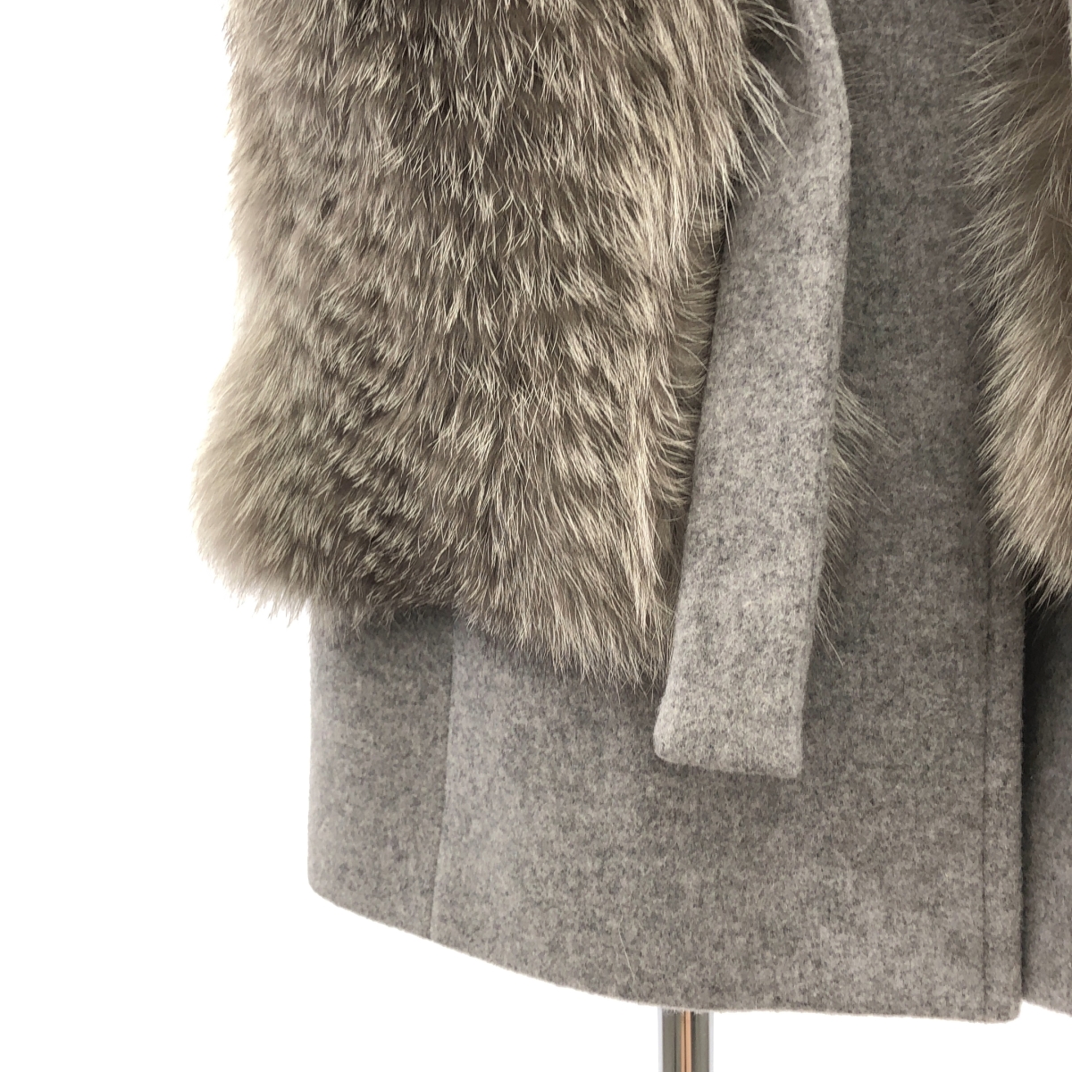 UNITED ARROWS / ユナイテッドアローズ ウール フォックスファーポケット ノースリーブコート