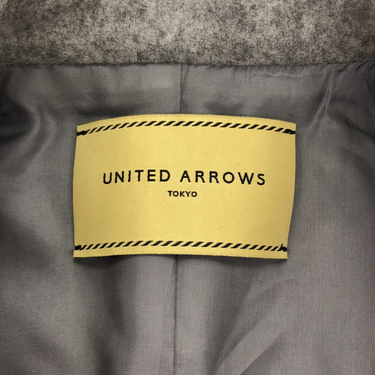 UNITED ARROWS / ユナイテッドアローズ ウール フォックスファーポケット ノースリーブコート
