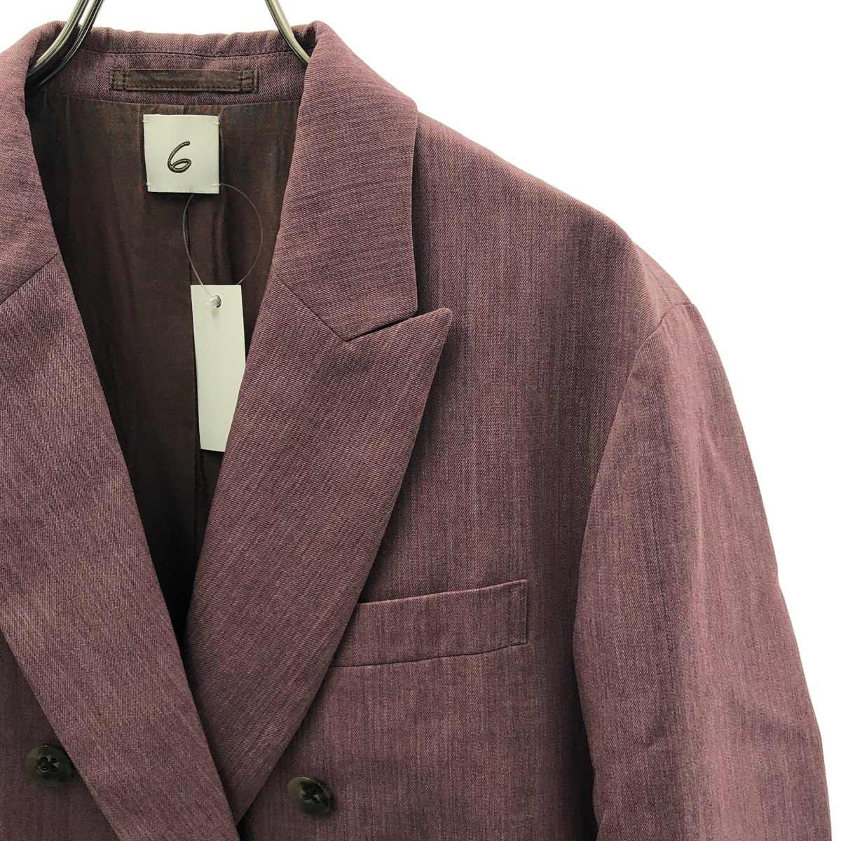 6(ROKU) BEAUTY&YOUTH / ロクビューティーアンドユース PEAKED LAPEL JACKET ダブル テーラードジャケット