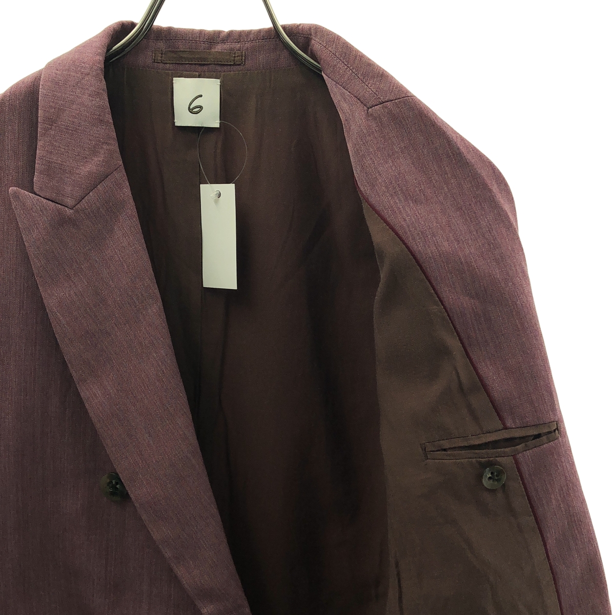 6(ROKU) BEAUTY&YOUTH / ロクビューティーアンドユース PEAKED LAPEL JACKET ダブル テーラードジャケット