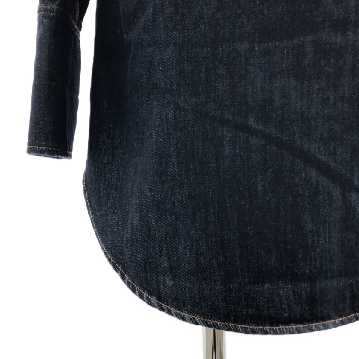 DRIES VAN NOTEN / ドリスヴァンノッテン デニム ハイネック プルオーバー ワンピース